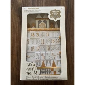 2023 Disney Parks It’s A Small World Puzzle Block Calendar